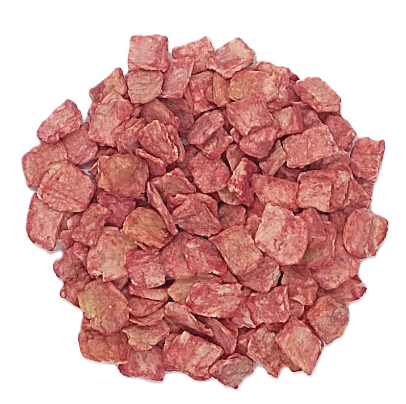 Tenderizado, corte 1/2x3/8x1/4, sabor frutilla,  natural